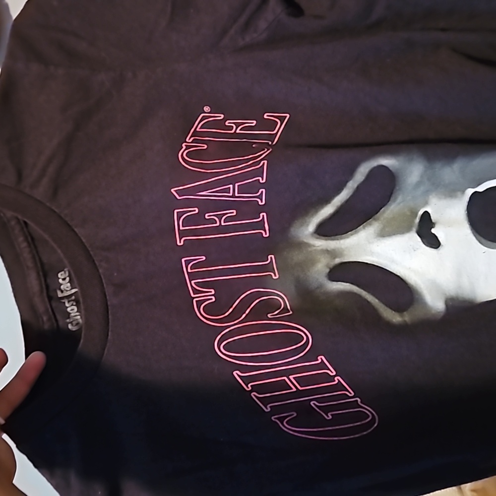 Youth Ghost Face Black Tee (S) - Picture 2 of 4
